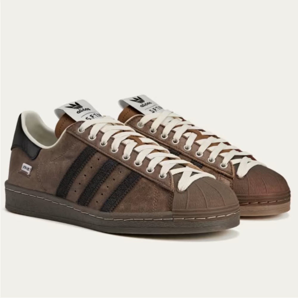🐻 Adidas x Song For the Mute Superstar Brown 🐻 Size 7.5 NWB
